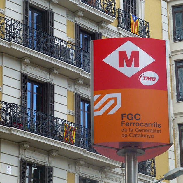 Barcelona Card cartel metro