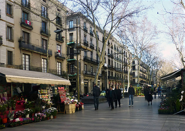 fin de semana Barcelona ramblas